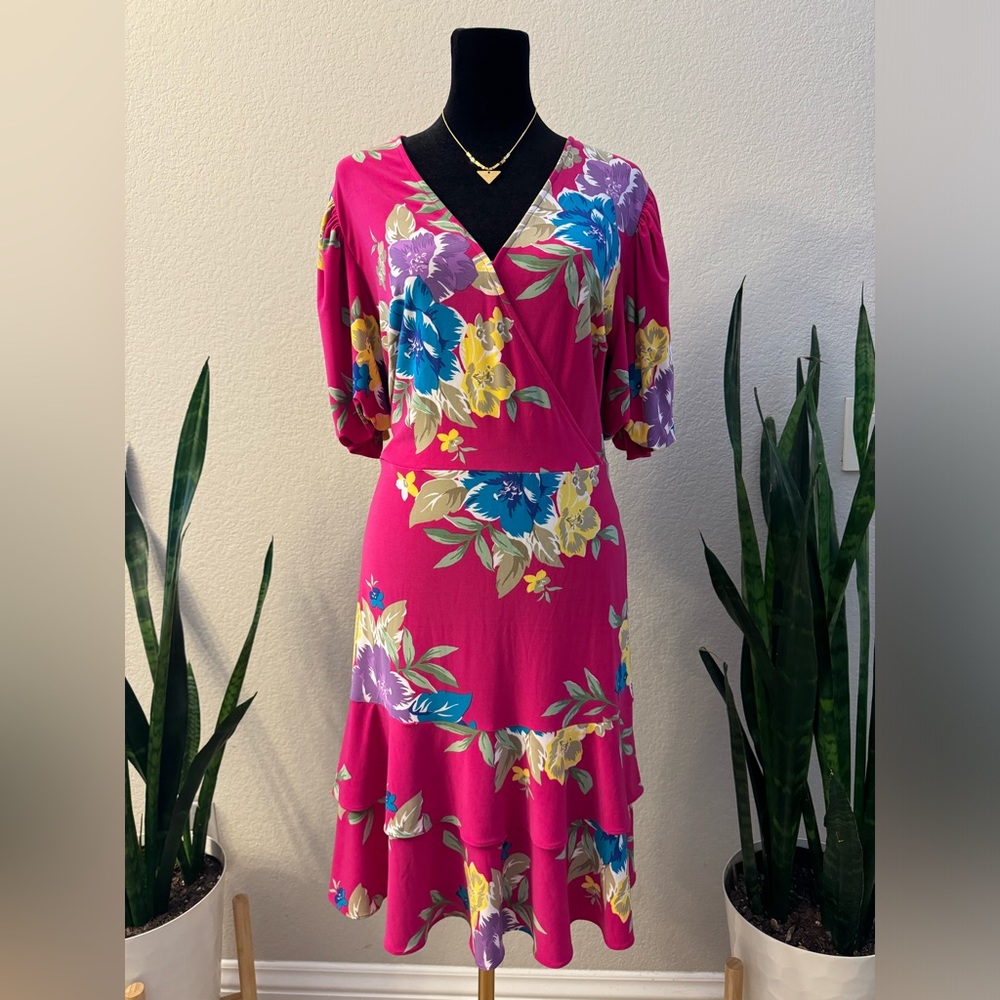 NWT LAUREN RALPH LAUREN FLORAL‎ DRESS